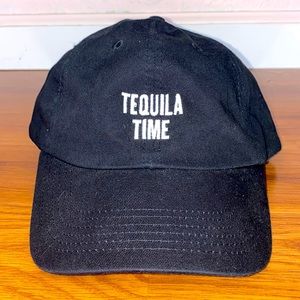 Baseball Cap Adjustable Tequila Time Unisex Hat Black by Cazadores Tequila